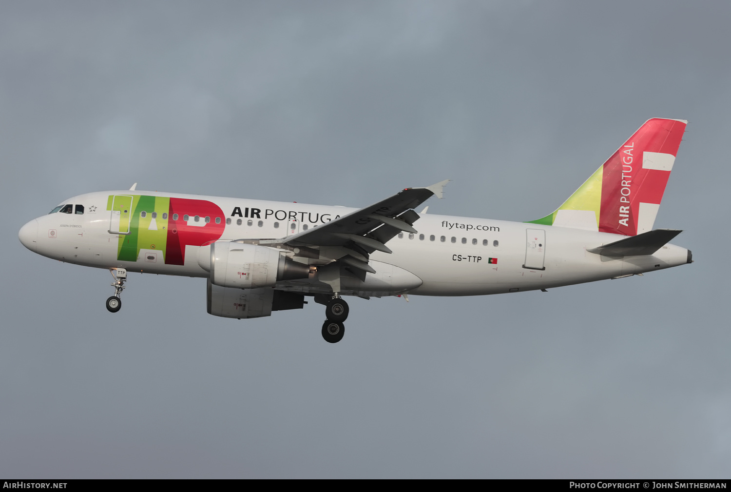 Aircraft Photo of CS-TTP | Airbus A319-111 | TAP Portugal | AirHistory.net #534458