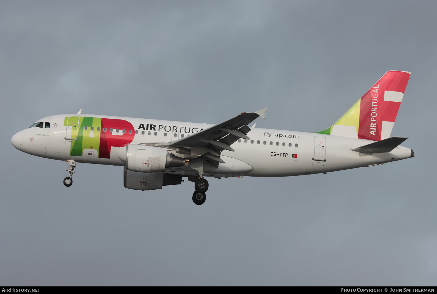Aircraft Photo of CS-TTP | Airbus A319-111 | TAP Air Portugal | AirHistory.net #534458