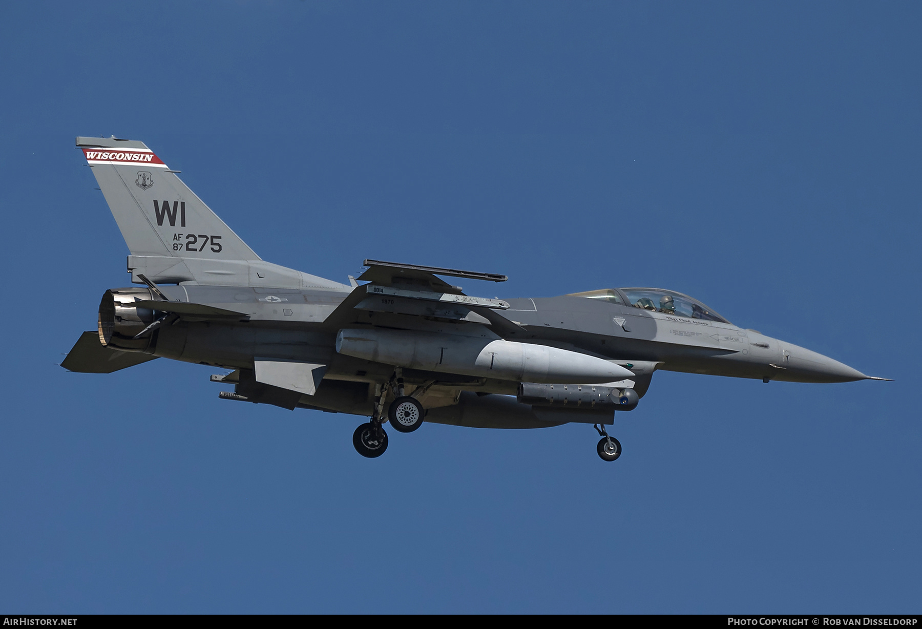 Aircraft Photo of 87-0275 / AF87-275 | General Dynamics F-16C Fighting Falcon | USA - Air Force | AirHistory.net #534478