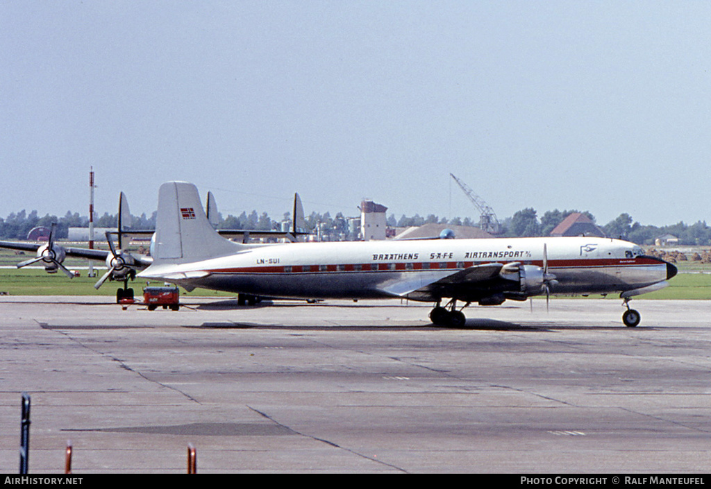 Aircraft Photo of LN-SUI | Douglas DC-6A | Braathens SAFE | AirHistory.net #534480