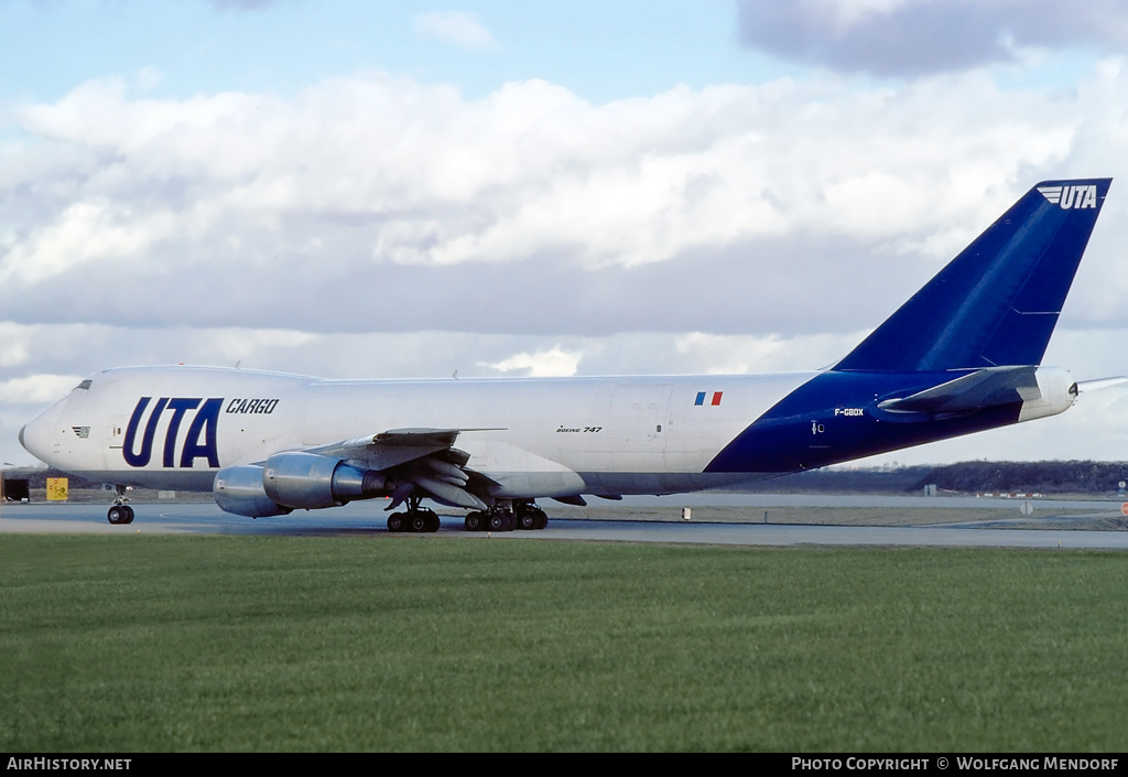 Aircraft Photo of F-GBOX | Boeing 747-2B3F/SCD | UTA - Union de Transports Aériens Cargo | AirHistory.net #534495