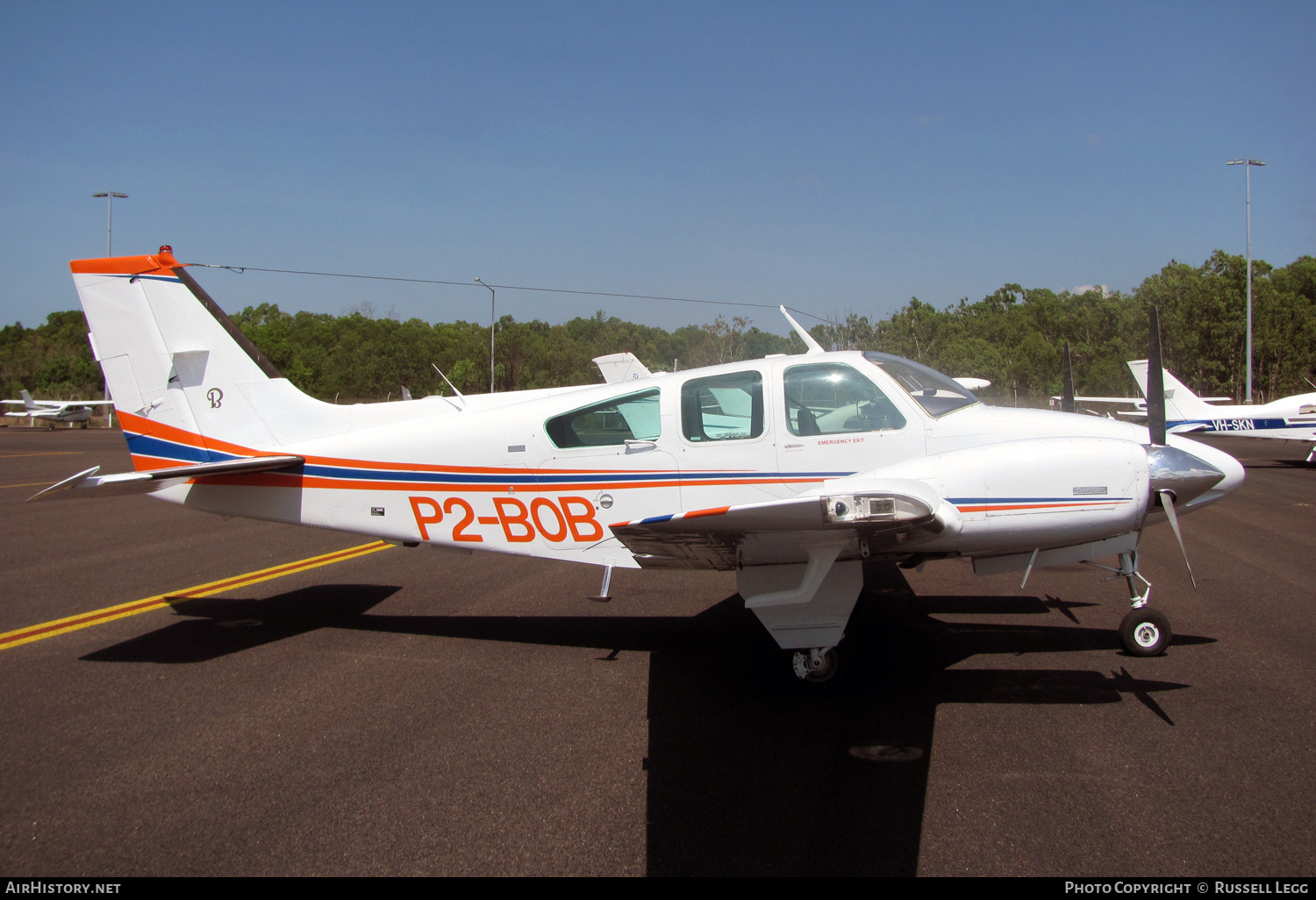 Aircraft Photo of P2-BOB | Beech 95-B55 Baron | AirHistory.net #534500