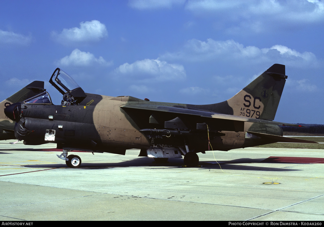 Aircraft Photo of 70-0979 / AF70-979 | LTV A-7D Corsair II | USA - Air Force | AirHistory.net #534537