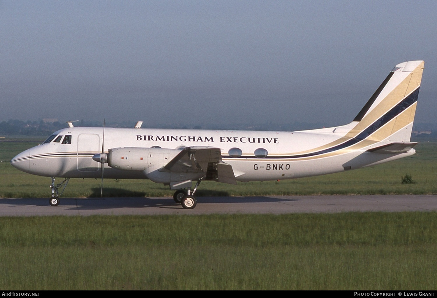 Aircraft Photo of G-BNKO | Grumman G-159 Gulfstream I | Birmingham Executive Airways | AirHistory.net #534539