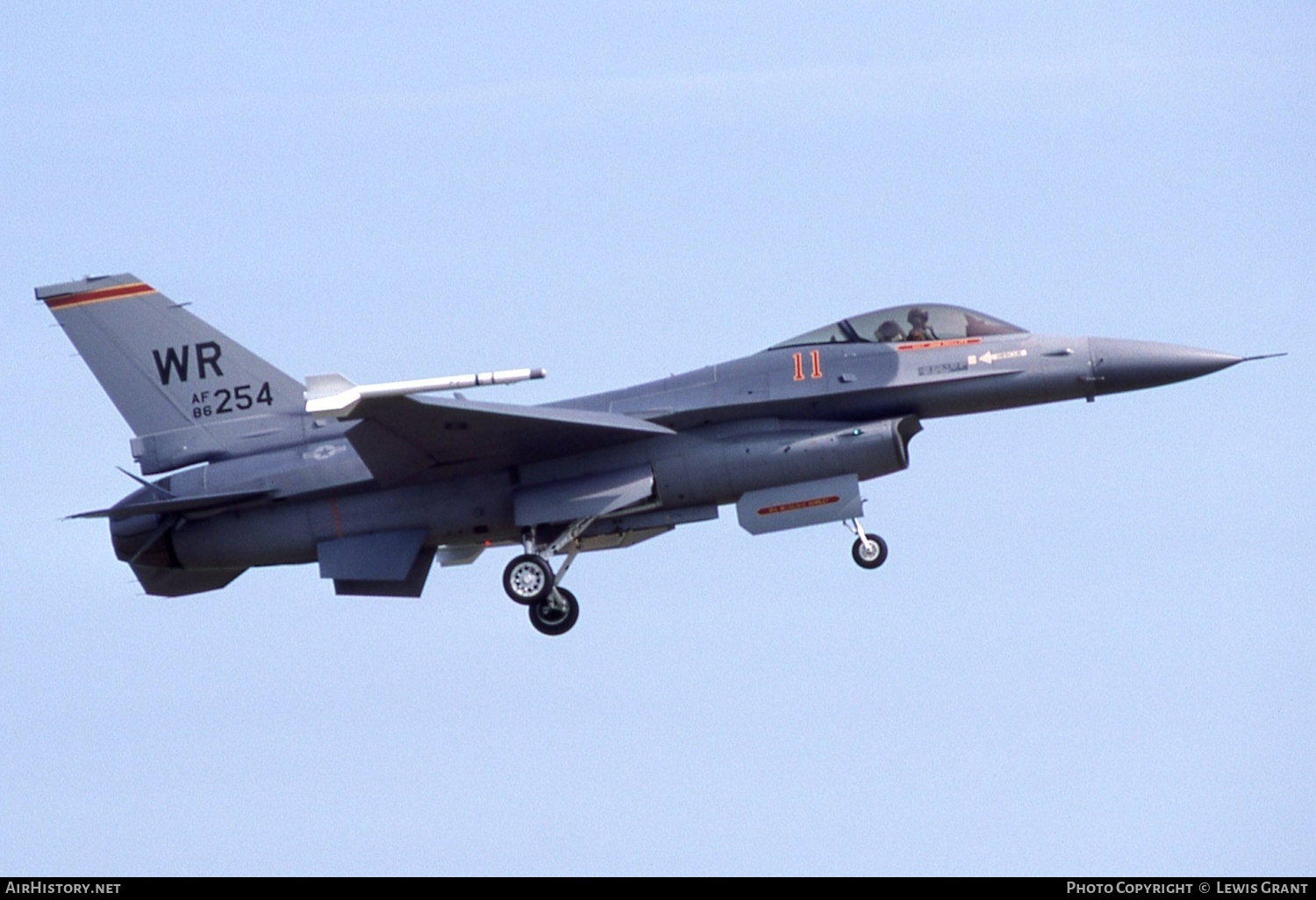 Aircraft Photo of 86-0254 / AF86-254 | General Dynamics F-16C Fighting Falcon | USA - Air Force | AirHistory.net #534540