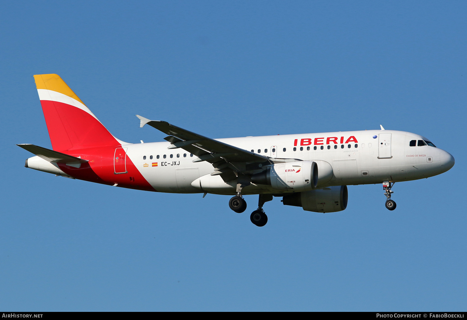 Aircraft Photo of EC-JXJ | Airbus A319-111 | Iberia | AirHistory.net #534557