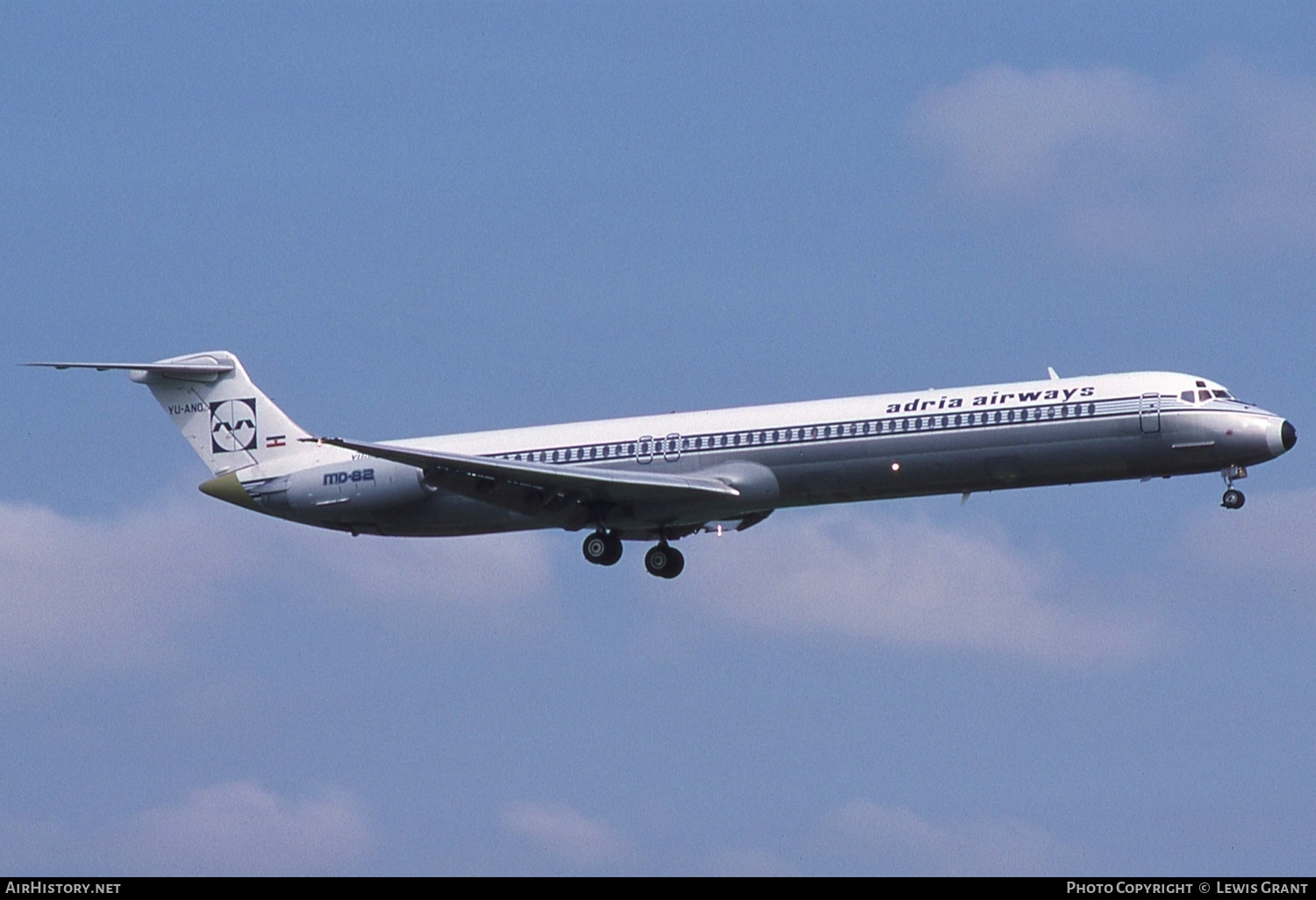 Aircraft Photo of YU-ANO | McDonnell Douglas MD-82 (DC-9-82) | Adria Airways | AirHistory.net #534574