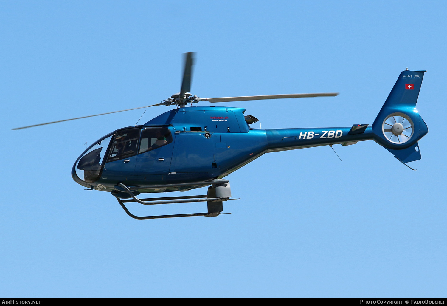 Aircraft Photo of HB-ZBD | Eurocopter EC-120B Colibri | Helialpin | AirHistory.net #534589