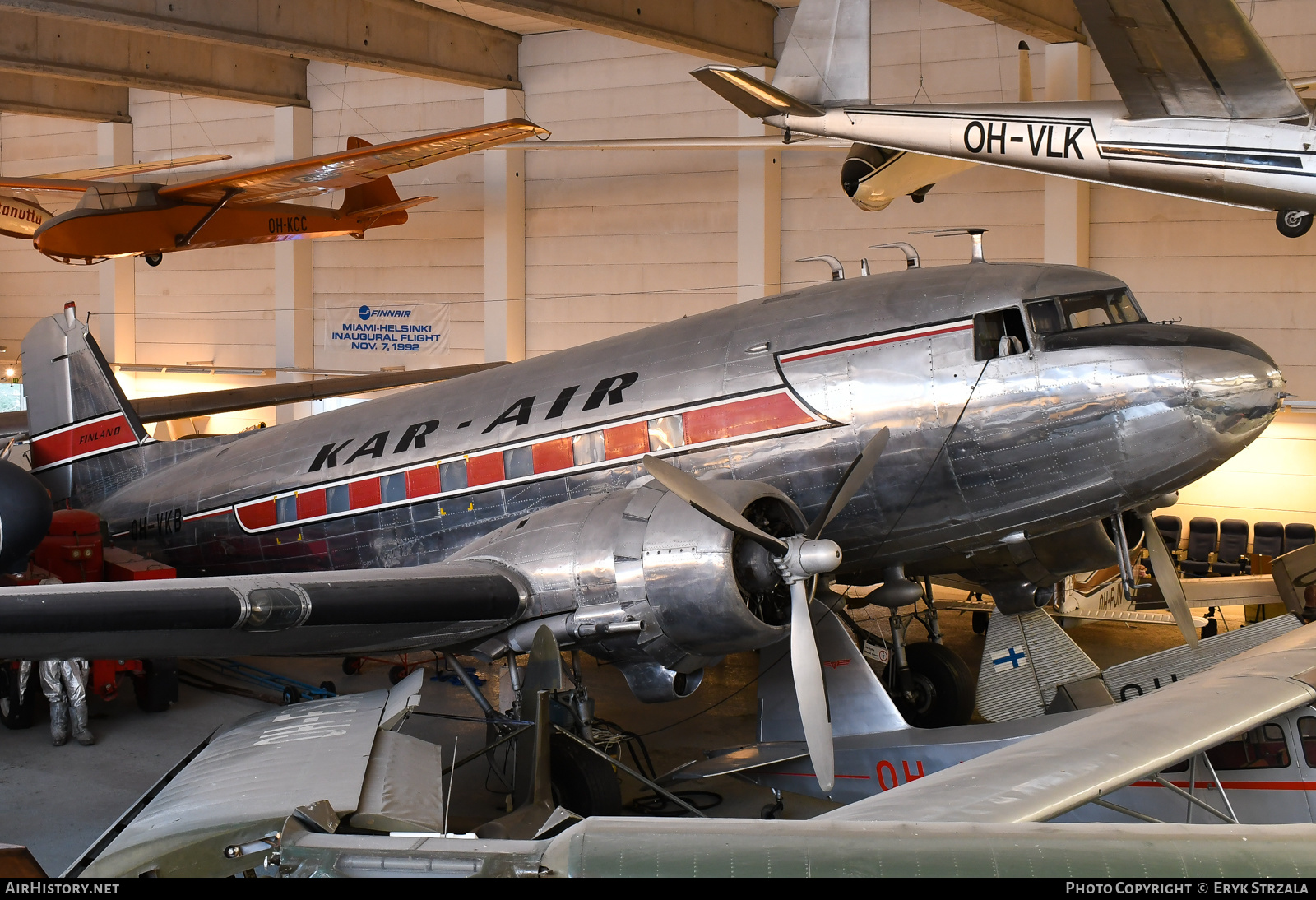 Aircraft Photo of OH-VKB | Douglas DC-3A-214 | Kar-Air | AirHistory.net #534590