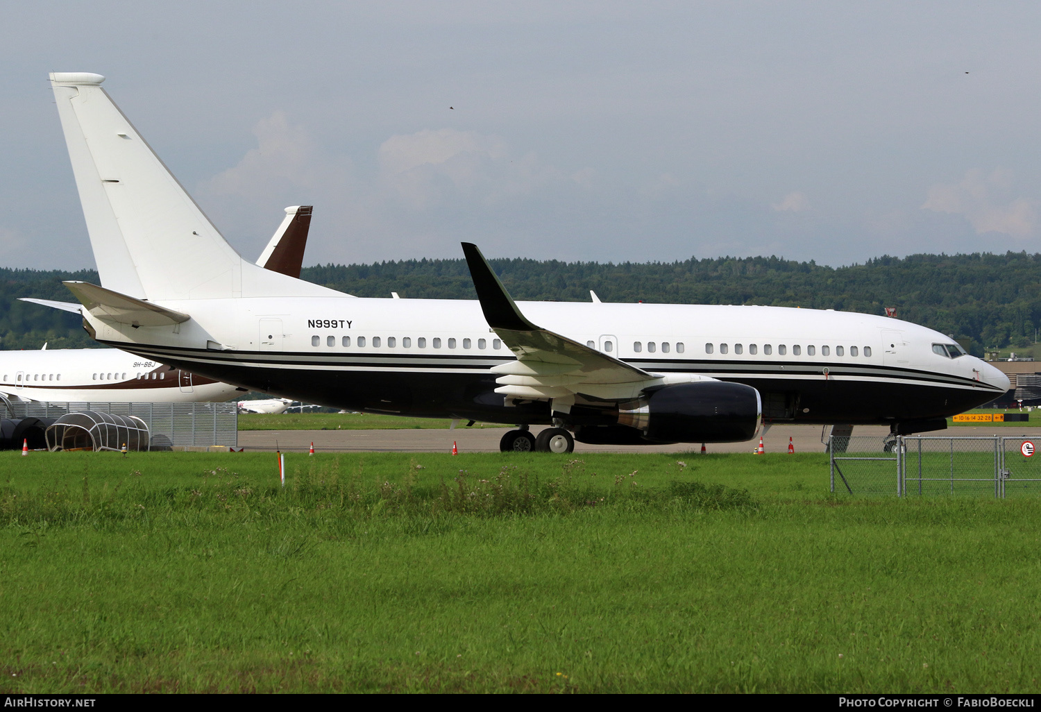 Aircraft Photo of N999TY | Boeing 737-7JR BBJ | AirHistory.net #534627