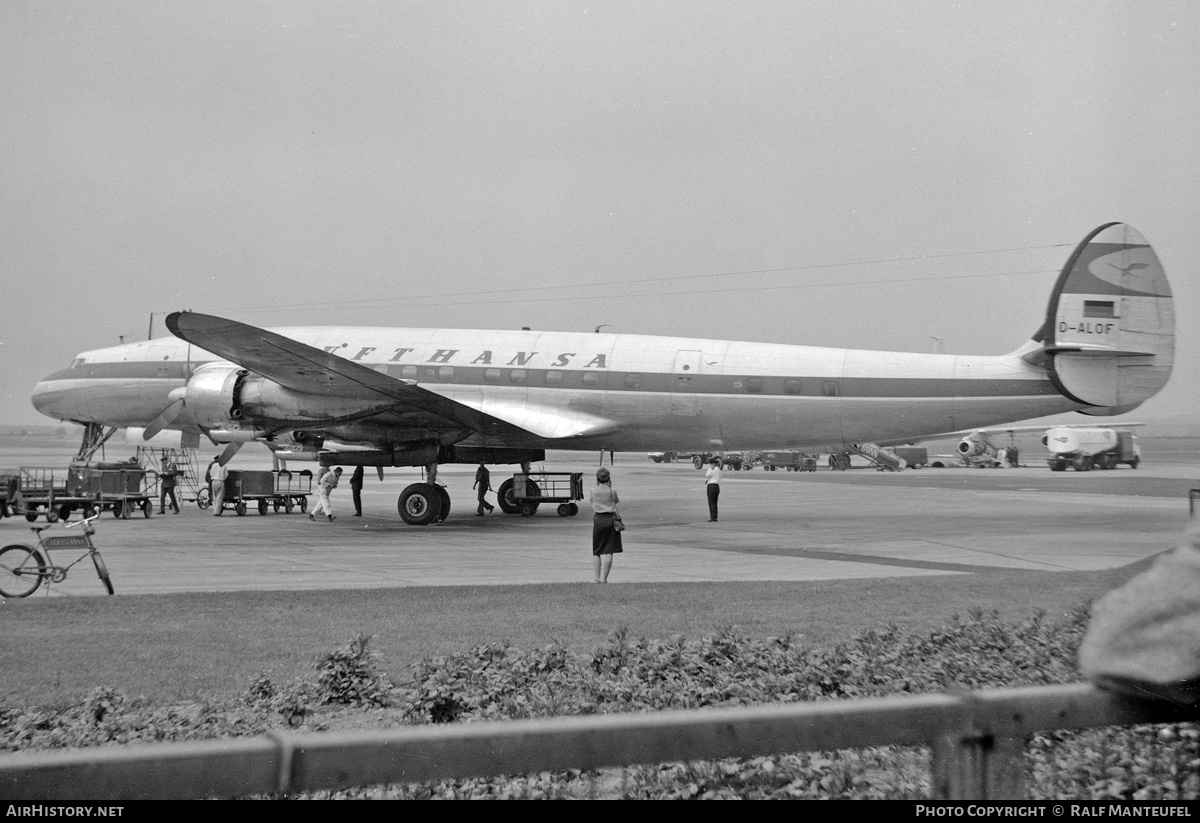 Aircraft Photo of D-ALOF | Lockheed L-1049G Super Constellation | Lufthansa | AirHistory.net #534681