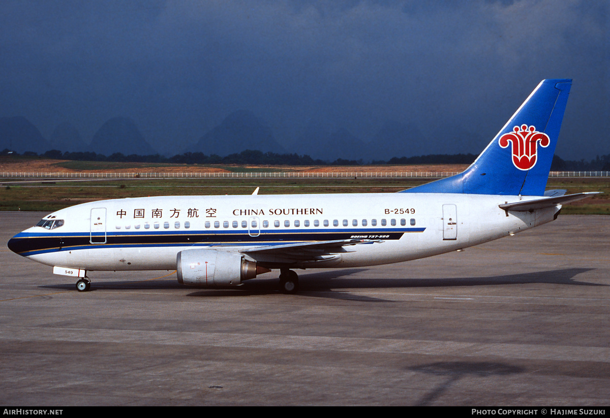 Aircraft Photo of B-2549 | Boeing 737-5Y0 | China Southern Airlines | AirHistory.net #534688