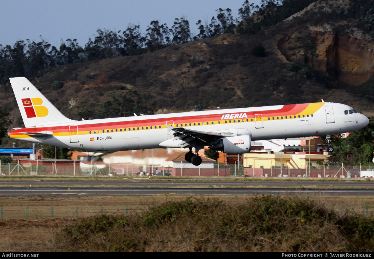 Aircraft Photo of EC-JDM | Airbus A321-213 | Iberia | AirHistory.net #534704