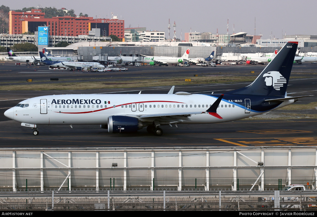 Aircraft Photo of XA-MAO | Boeing 737-8 Max 8 | AeroMéxico | AirHistory.net #534714