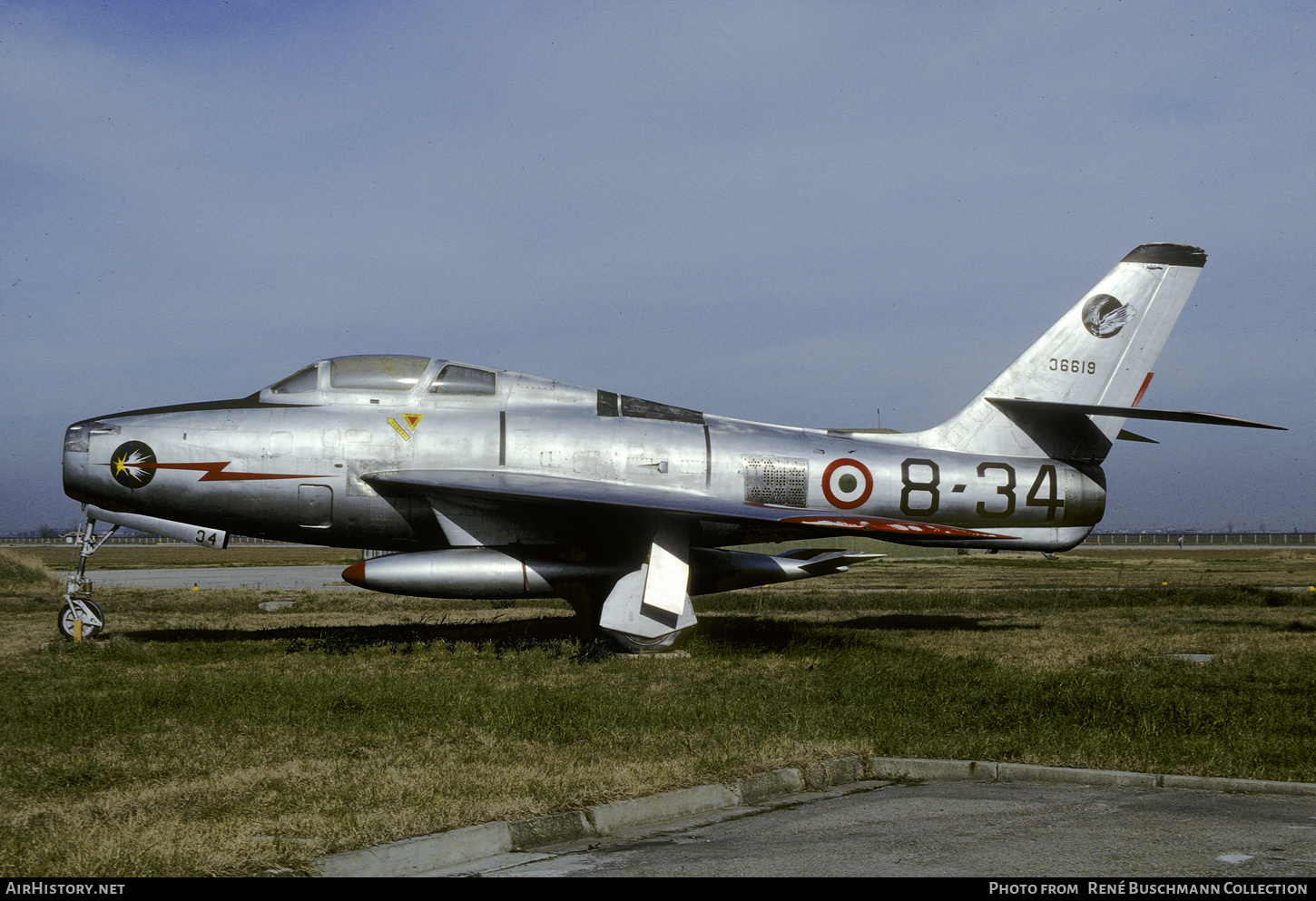 Aircraft Photo of 36619 | Republic F-84F Thunderstreak | Italy - Air Force | AirHistory.net #534730
