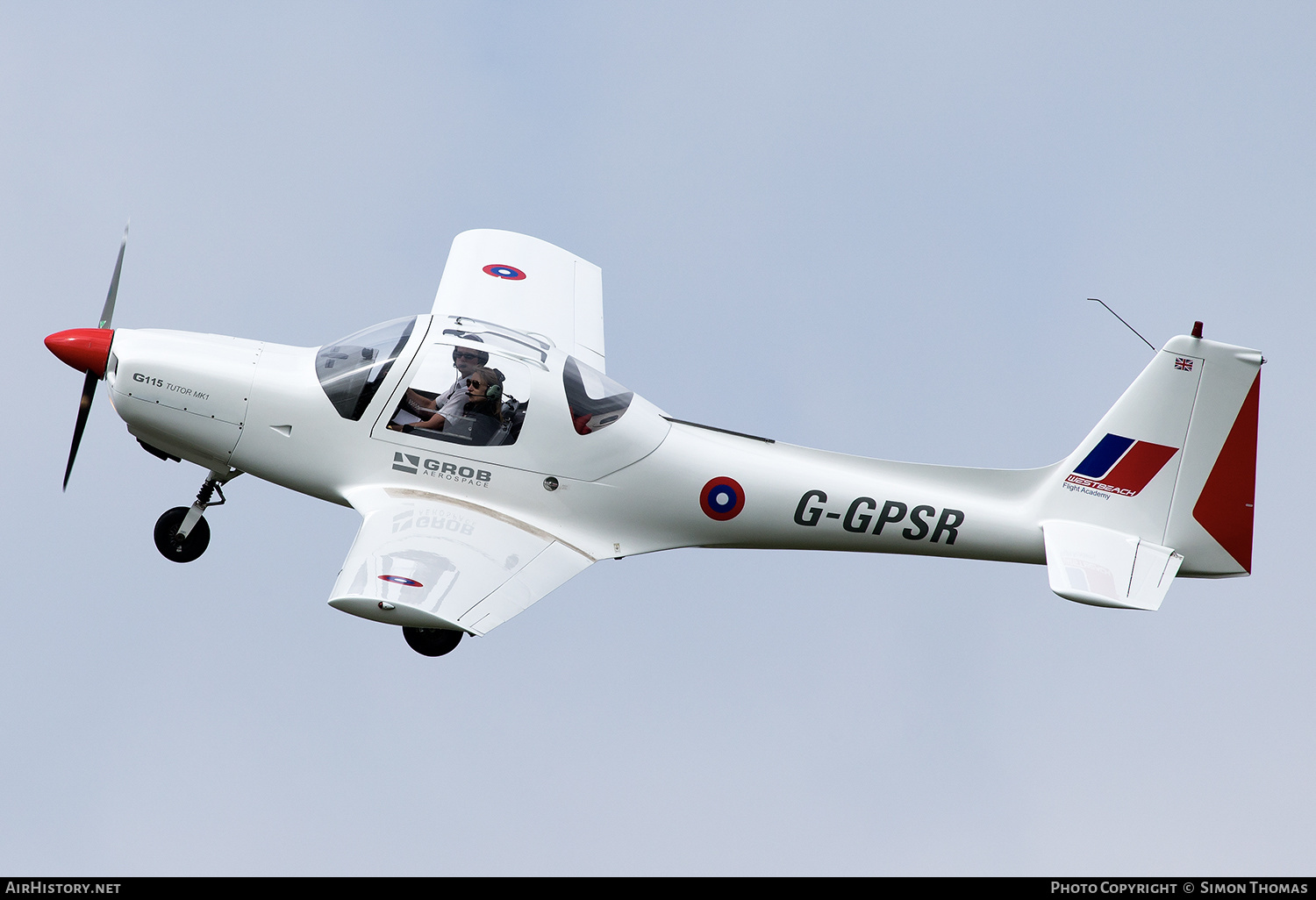 Aircraft Photo of G-GPSR | Grob G-115 | Westbeach Flight Academy | AirHistory.net #534742