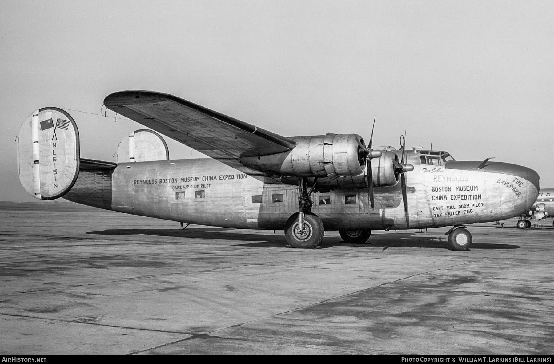 Aircraft Photo of NL5151N | Consolidated RY-1 Liberator Express | Reynolds-Boston Museum China Expedition | AirHistory.net #534771