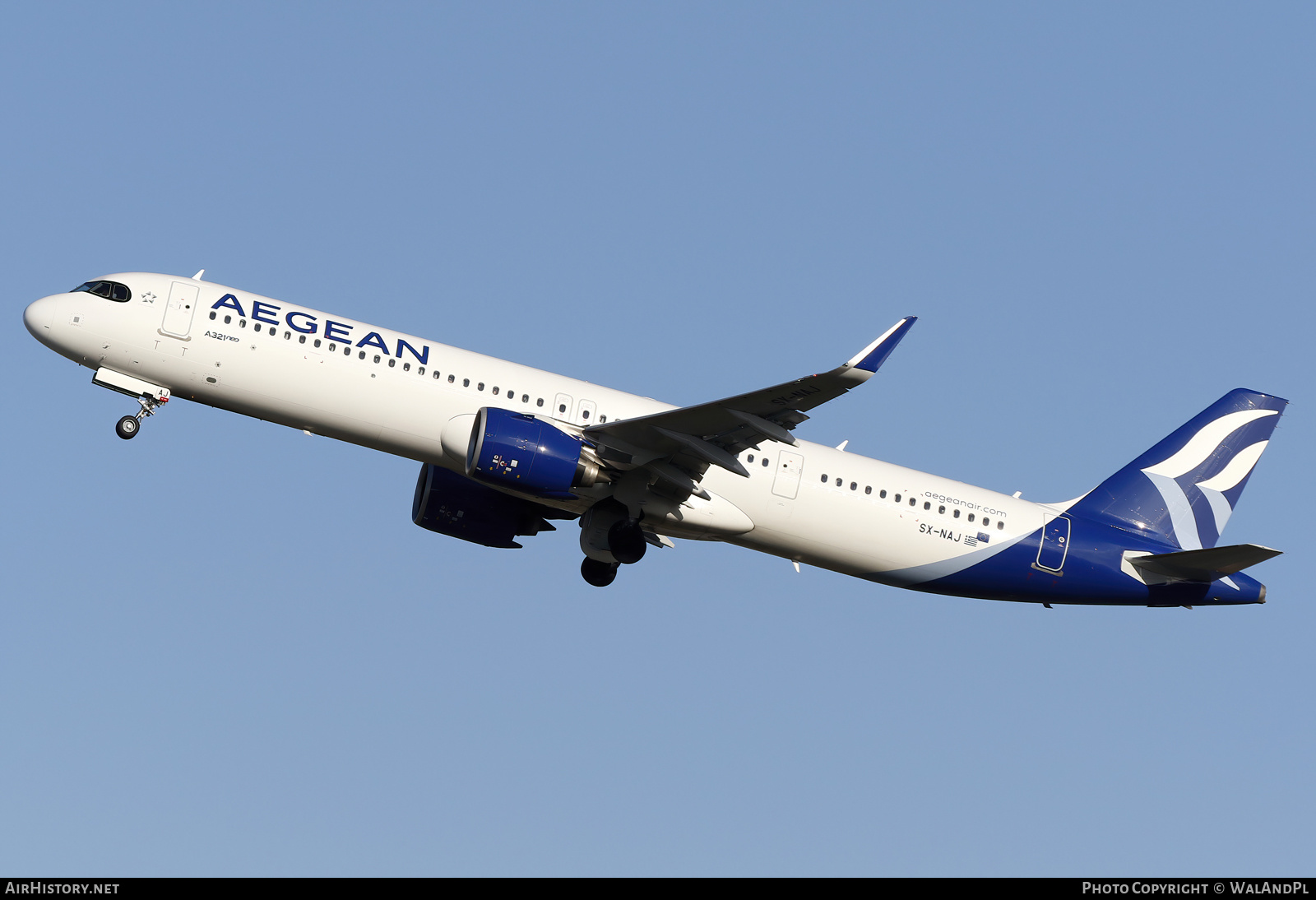 Aircraft Photo of SX-NAJ | Airbus A321-271NX | Aegean Airlines | AirHistory.net #534784