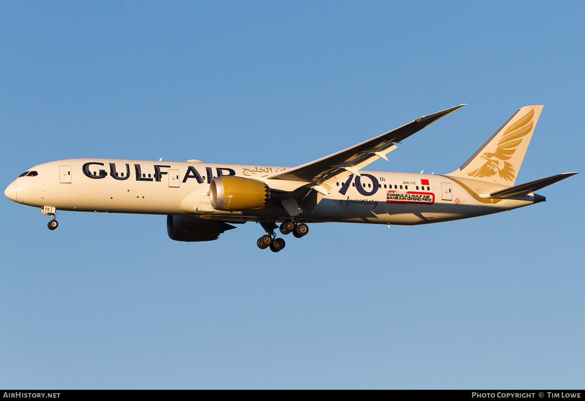 Aircraft Photo of A9C-FE | Boeing 787-9 Dreamliner | Gulf Air | AirHistory.net #534787