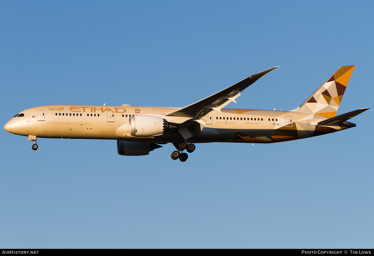 Aircraft Photo of A6-BLL | Boeing 787-9 Dreamliner | Etihad Airways | AirHistory.net #534791