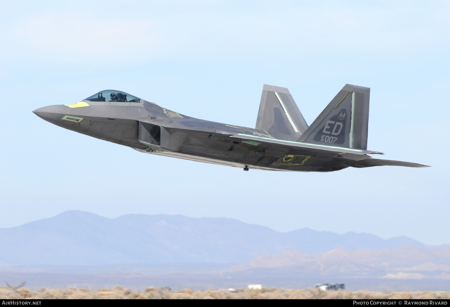 Aircraft Photo of 91-4007 / AF91-007 | Lockheed Martin F-22A Raptor | USA - Air Force | AirHistory.net #534811