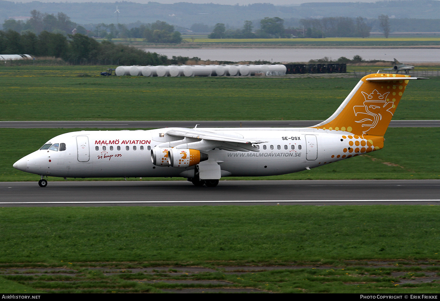 Aircraft Photo of SE-DSX | British Aerospace Avro 146-RJ100 | Malmö Aviation | AirHistory.net #534818