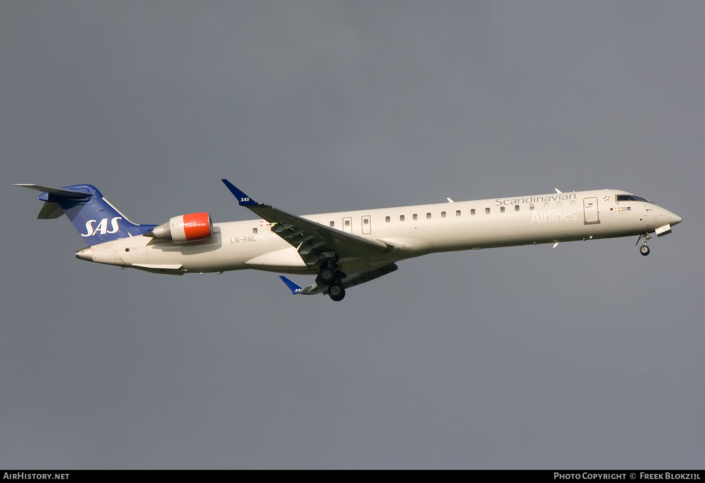 Aircraft Photo of LN-RNL | Bombardier CRJ-900 (CL-600-2D24) | Scandinavian Airlines - SAS | AirHistory.net #534844