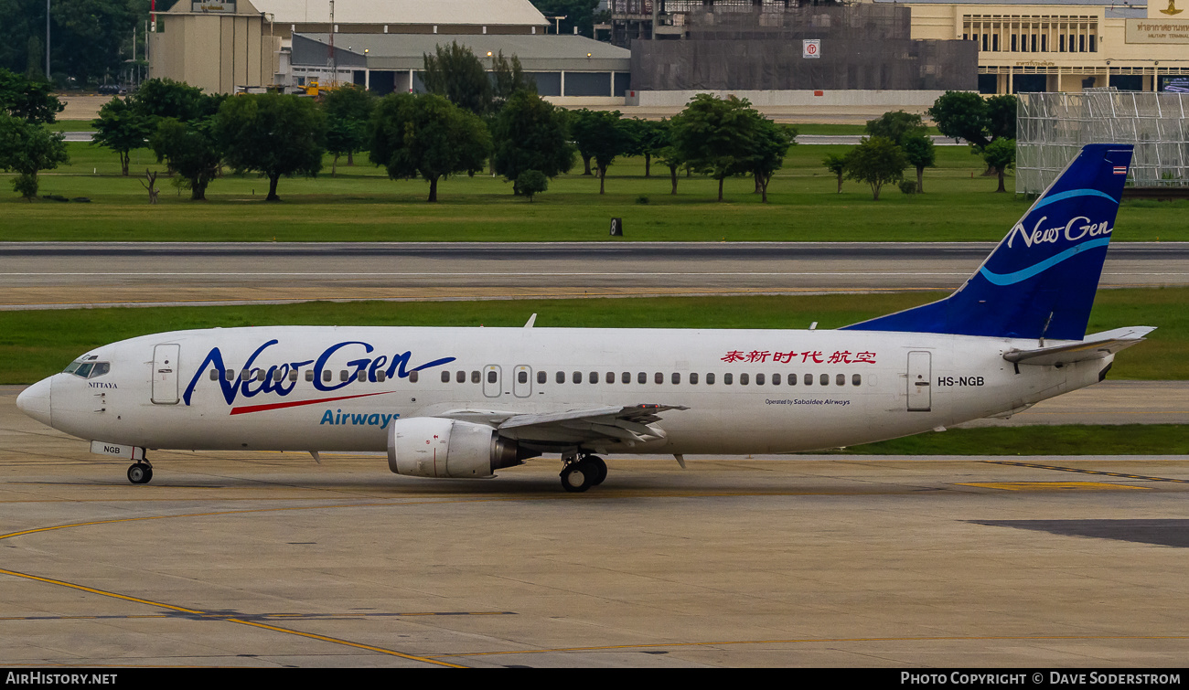 Aircraft Photo of HS-NGB | Boeing 737-4H6 | New Gen Airways | AirHistory.net #534867