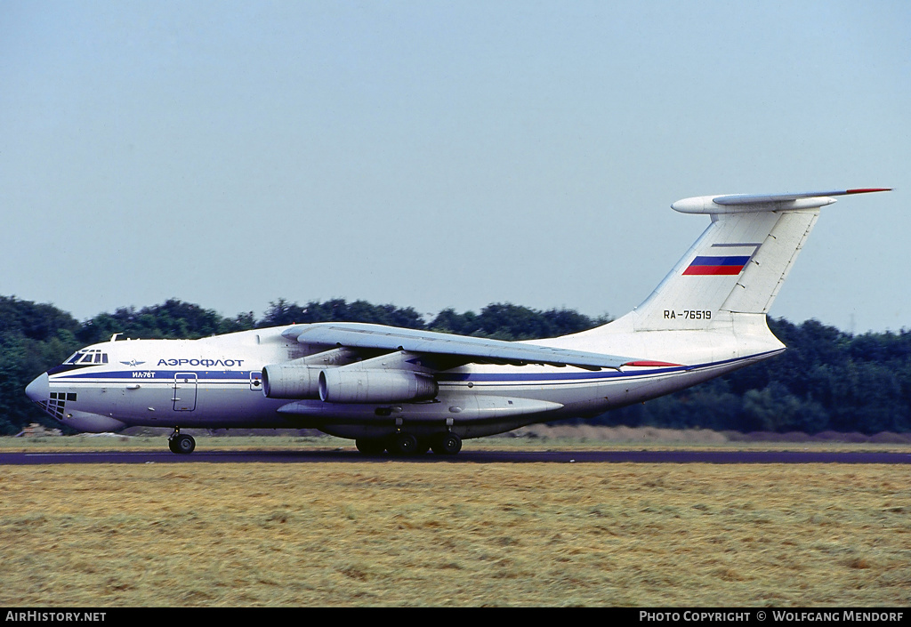 Aircraft Photo of RA-76519 | Ilyushin Il-76T | Aeroflot | AirHistory.net #534875