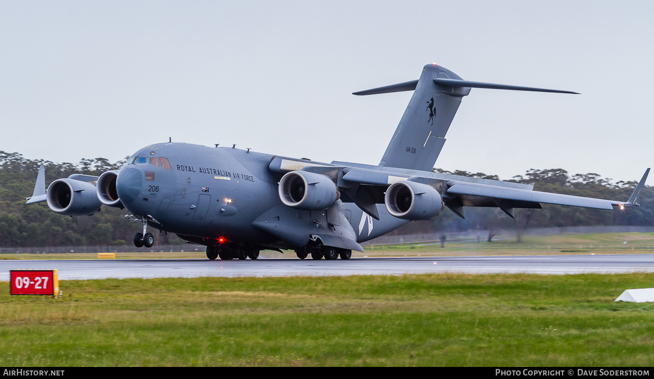 Aircraft Photo of A41-206 | Boeing C-17A Globemaster III | Australia - Air Force | AirHistory.net #534885