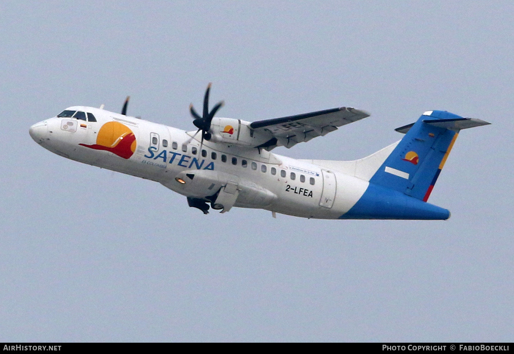 Aircraft Photo of 2-LFEA | ATR ATR-42-500 | Colombia - Satena | AirHistory.net #534910