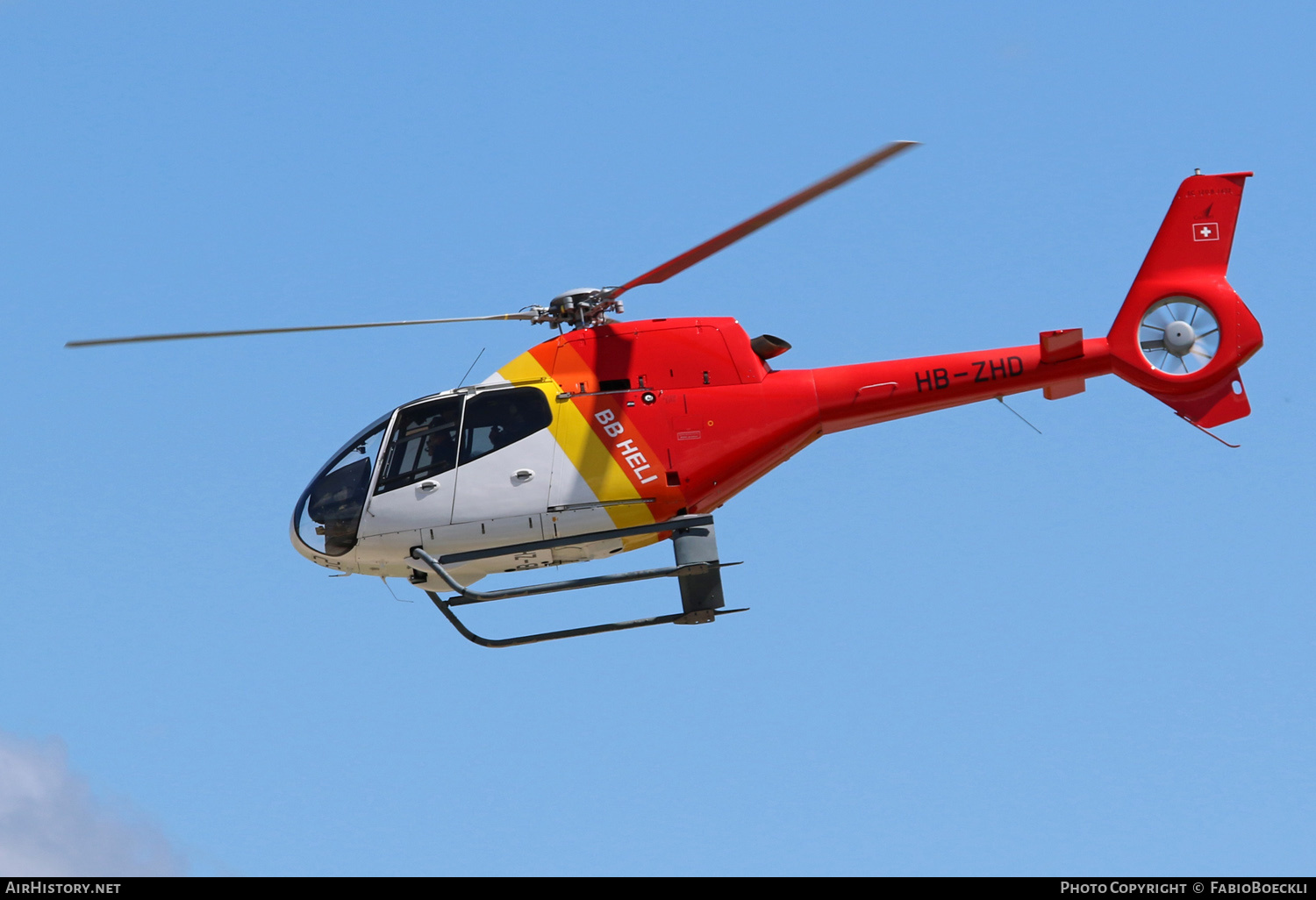Aircraft Photo of HB-ZHD | Eurocopter EC-120B Colibri | BB Heli | AirHistory.net #534925