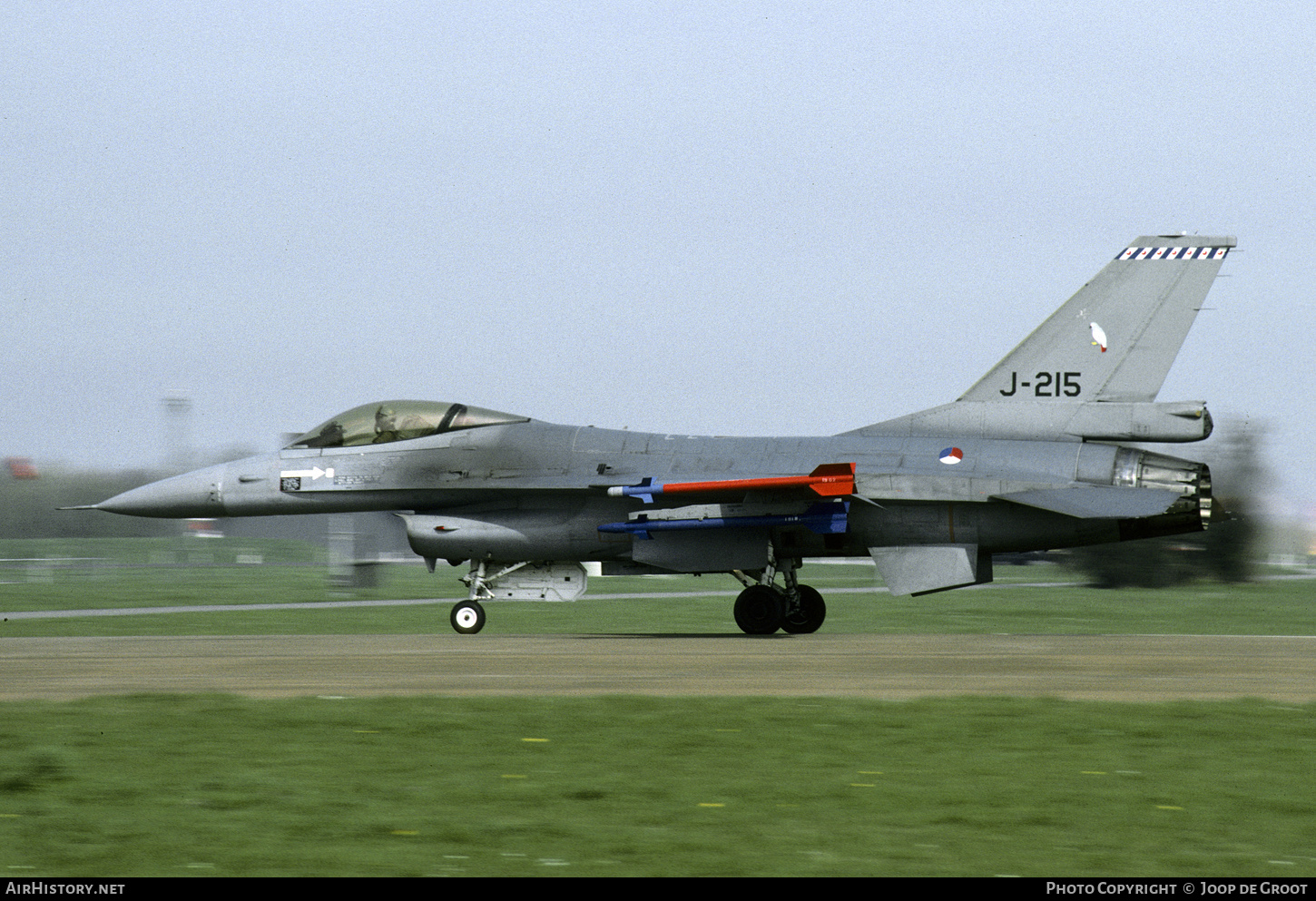 Aircraft Photo of J-215 | General Dynamics F-16A Fighting Falcon | Netherlands - Air Force | AirHistory.net #534955