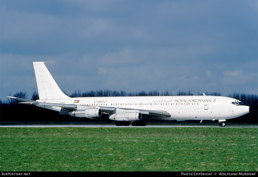 Aircraft Photo of JY-AJN | Boeing 707-3J6C | Royal Jordanian Airlines Cargo | AirHistory.net #534970