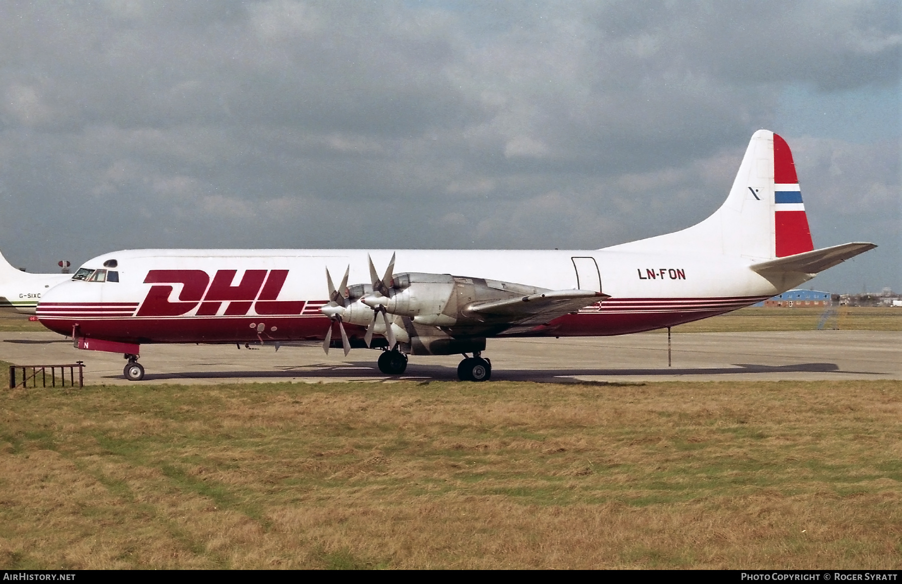 Aircraft Photo of LN-FON | Lockheed L-188A(F) Electra | DHL Worldwide Express | AirHistory.net #535025