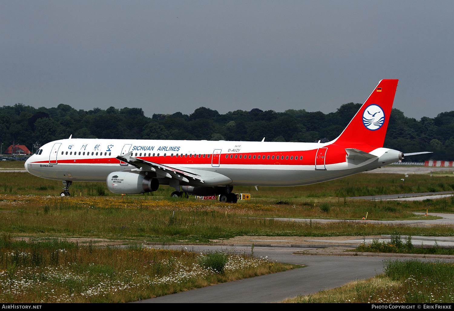 Aircraft Photo of D-AVZY / B-9936 | Airbus A321-231 | Sichuan Airlines | AirHistory.net #535028