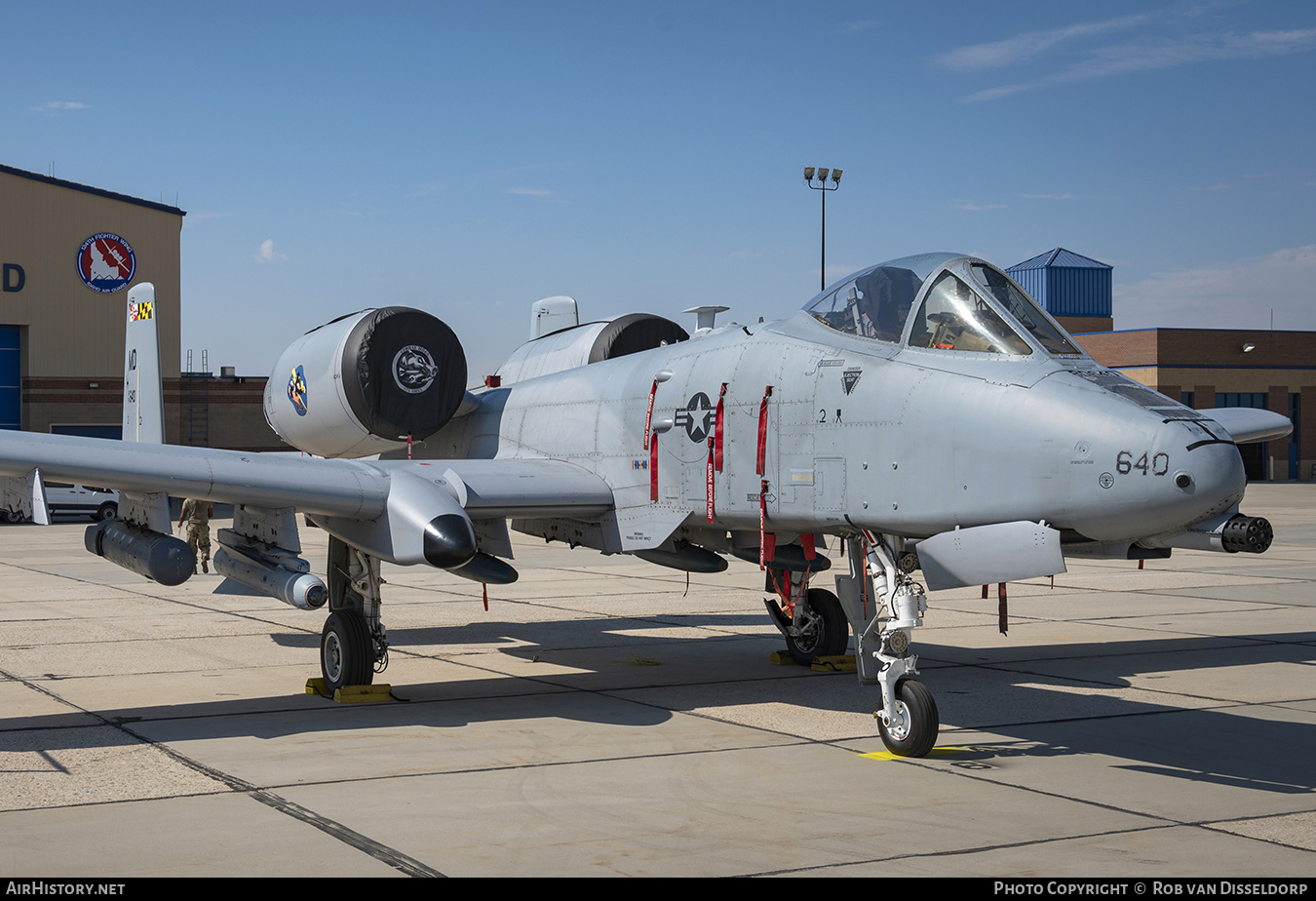 Aircraft Photo of 78-0640 / AF78-640 | Fairchild A-10C Thunderbolt II | USA - Air Force | AirHistory.net #535035