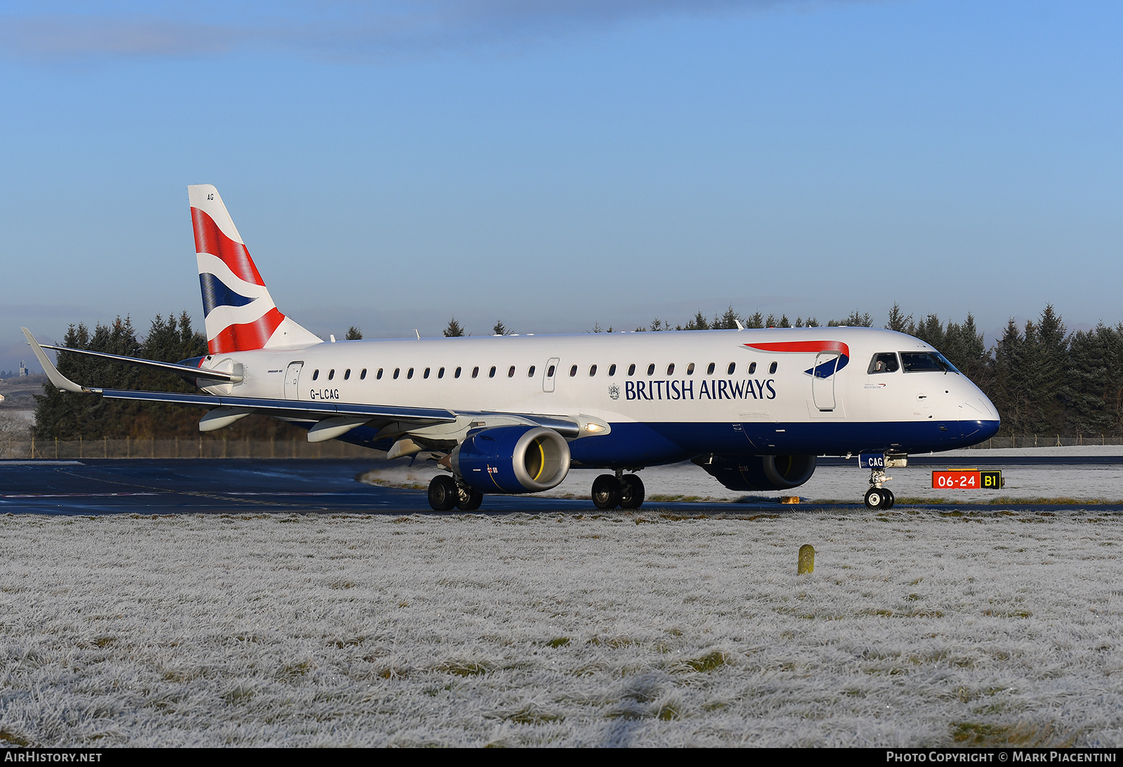 Aircraft Photo of G-LCAG | Embraer 190LR (ERJ-190-100LR) | British Airways | AirHistory.net #535071