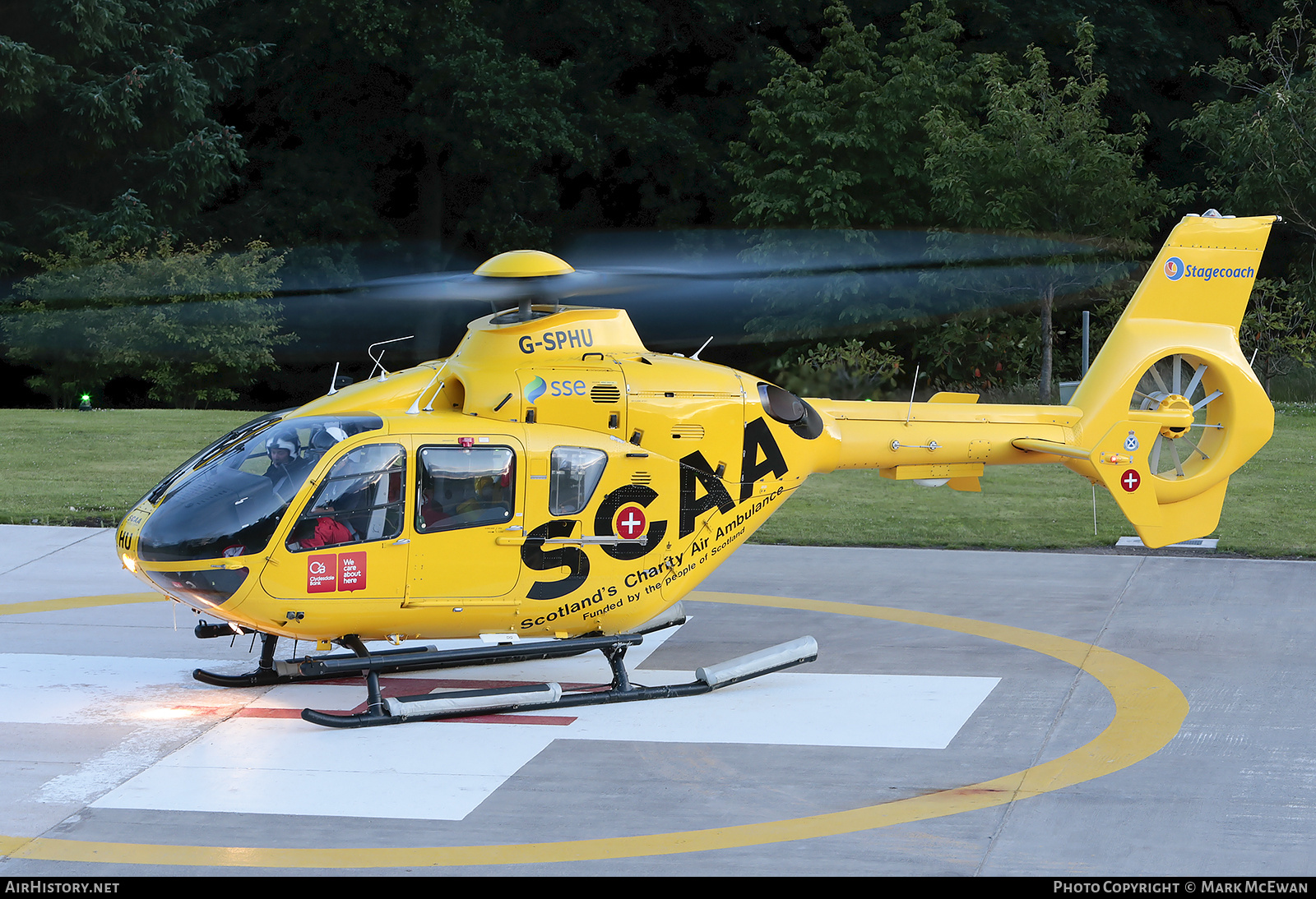 Aircraft Photo of G-SPHU | Eurocopter EC-135T-2 | Scotland's Charity Air Ambulance - SCAA | AirHistory.net #535083