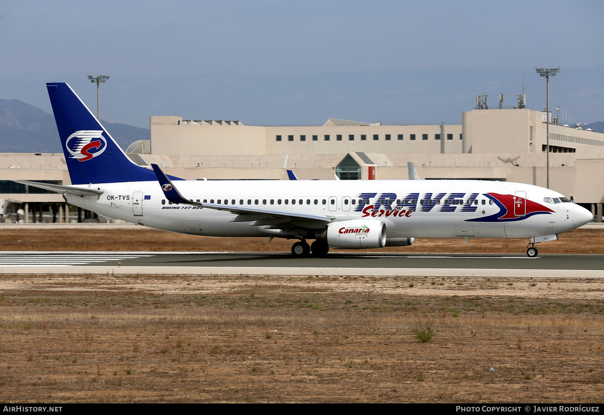 Aircraft Photo of OK-TVS | Boeing 737-86N | Travel Service | AirHistory.net #535091