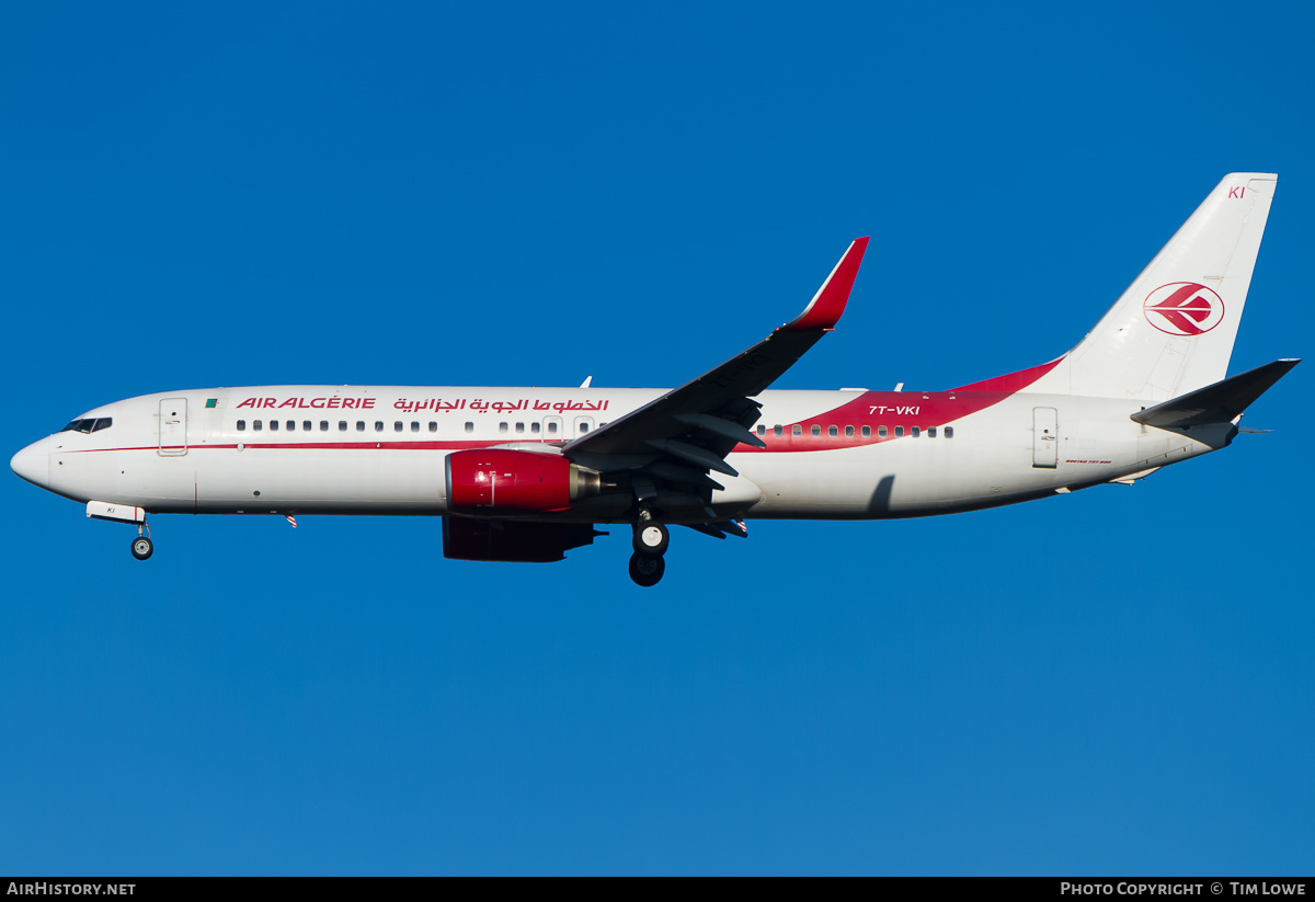 Aircraft Photo of 7T-VKI | Boeing 737-8D6 | Air Algérie | AirHistory.net #535132