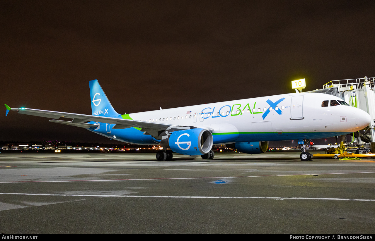 Aircraft Photo of N276GX | Airbus A320-214 | GlobalX | AirHistory.net #535152