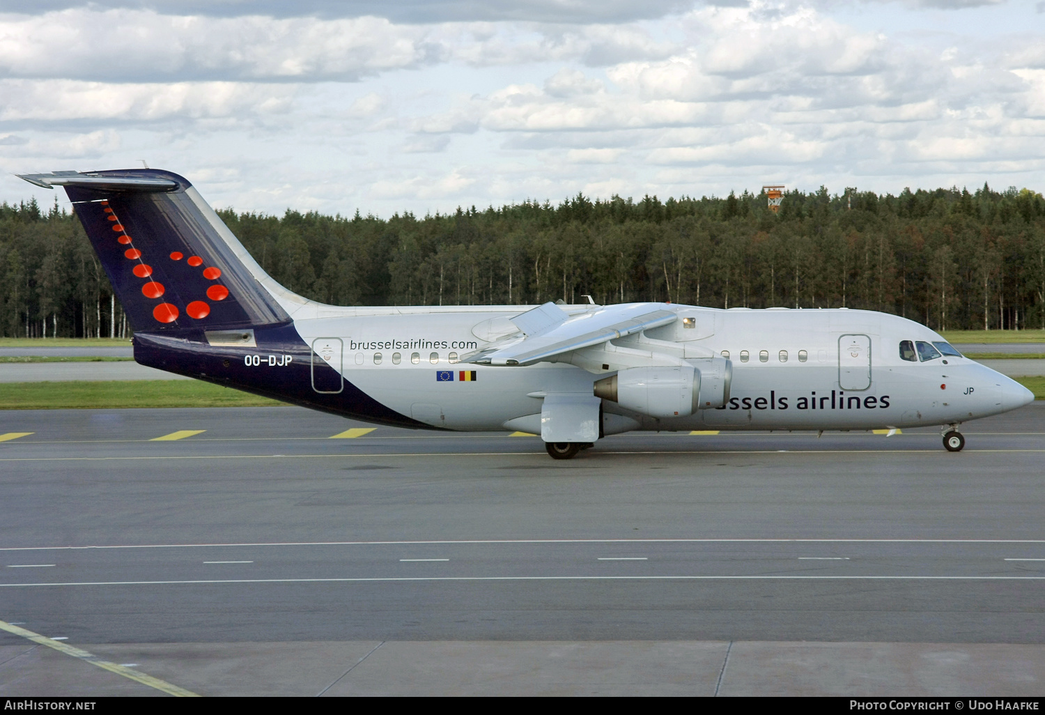 Aircraft Photo of OO-DJP | British Aerospace Avro 146-RJ85 | Brussels Airlines | AirHistory.net #535154