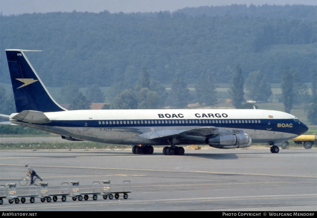 Aircraft Photo of G-AVPB | Boeing 707-336C | BOAC Cargo | AirHistory.net #535156