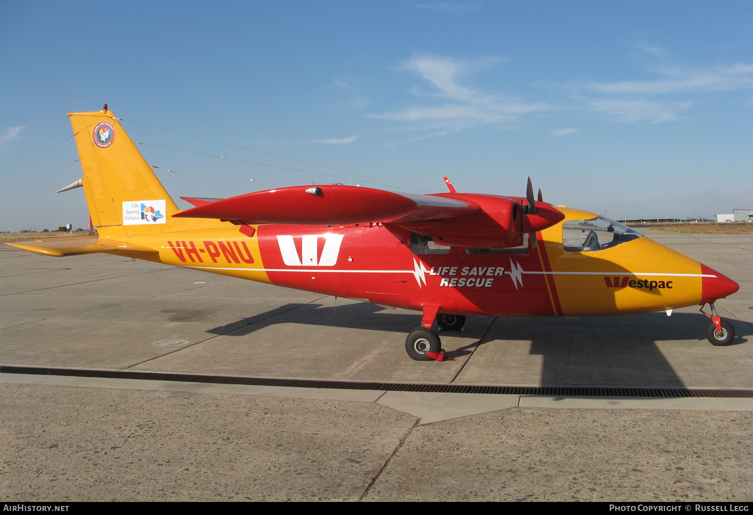 Aircraft Photo of VH-PNU | Partenavia P-68B | Life Saving Victoria | AirHistory.net #535167