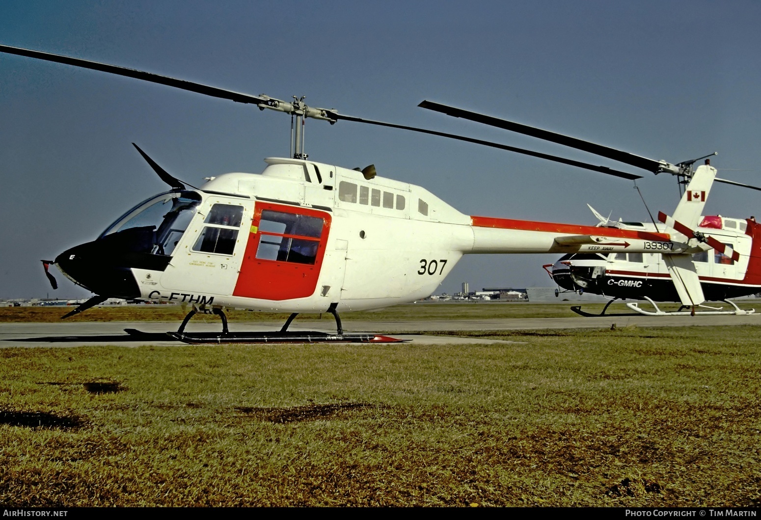 Aircraft Photo of C-FTHM / 139307 | Bell CH-139 JetRanger III (206B-3) | AirHistory.net #535176