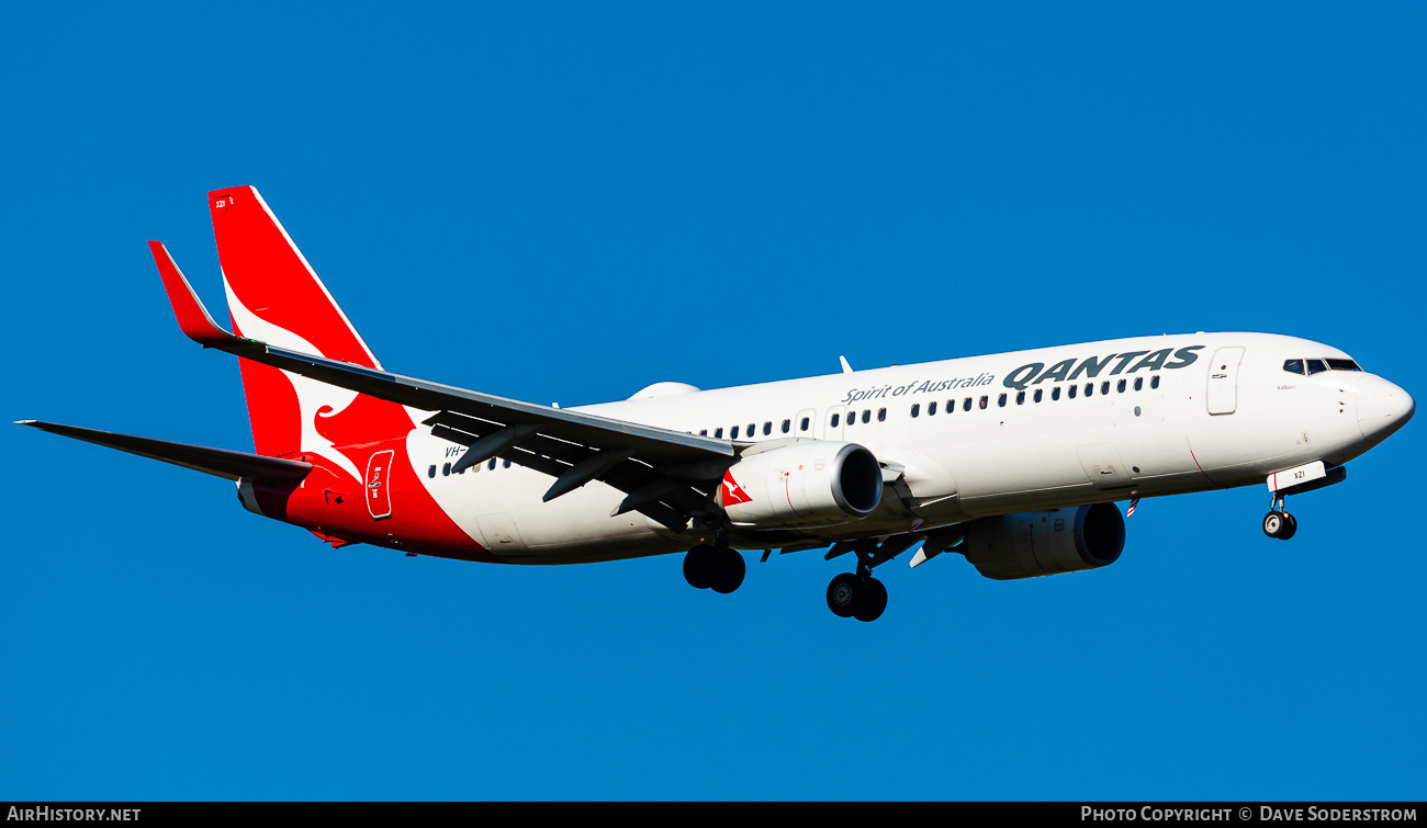 Aircraft Photo of VH-XZI | Boeing 737-838 | Qantas | AirHistory.net #535187