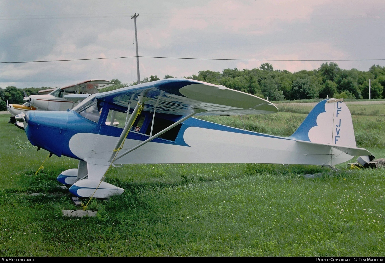 Aircraft Photo of CF-JVF | Taylorcraft BC-12D | AirHistory.net #535217