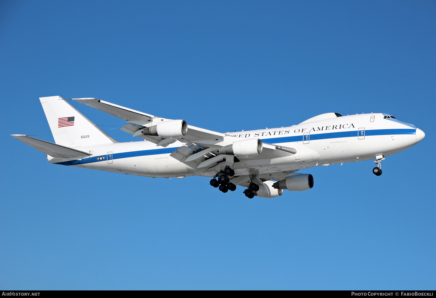 Aircraft Photo of 75-0125 / 50125 | Boeing E-4B (747-200B) | USA - Air Force | AirHistory.net #535232