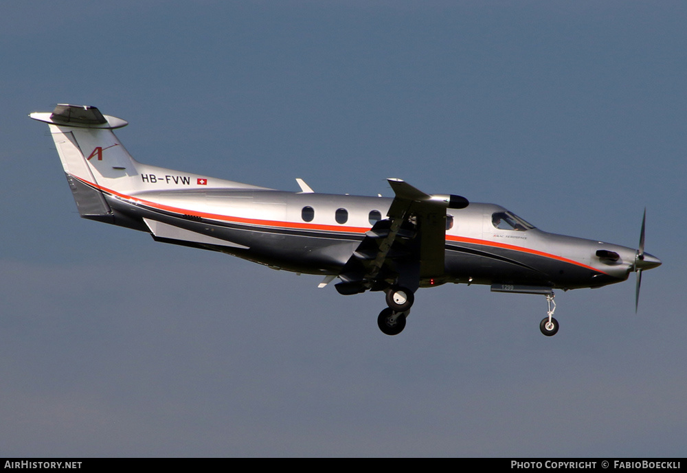 Aircraft Photo of HB-FVW | Pilatus PC-12NG (PC-12/47E) | AMAC Corporate Jet | AirHistory.net #535248